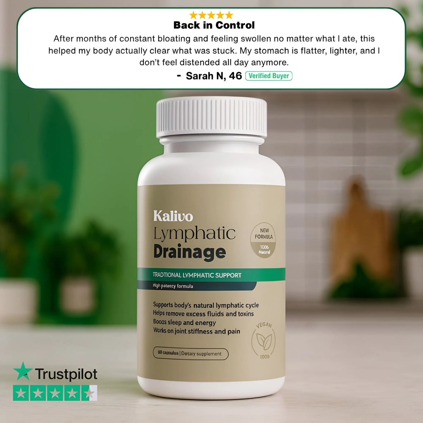 LymphFlow - Lymphatic Drainage Capsules by Kalivo™